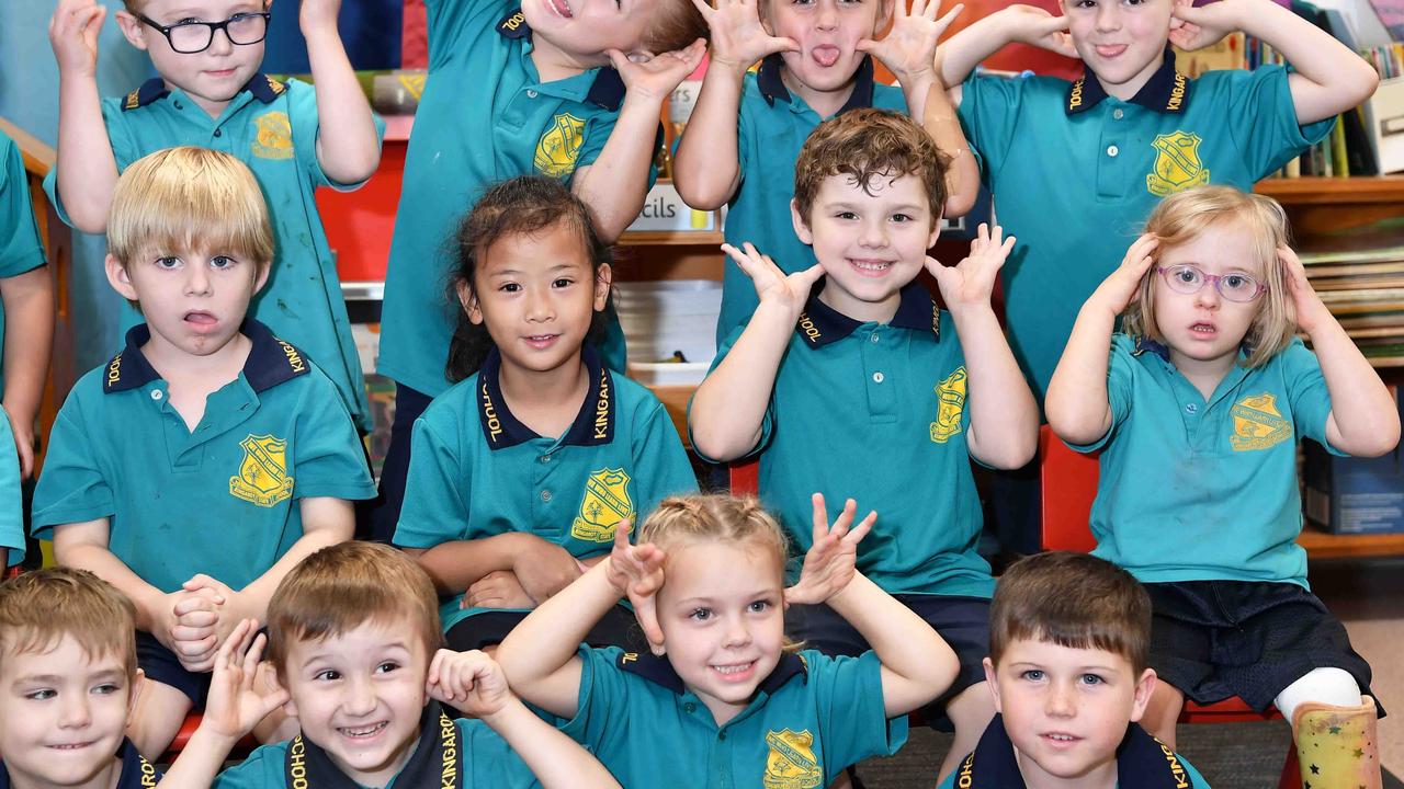 My First Year: Coolabunia State School Prep B, (back) Brain, Jaxon, Indiana, Neve, (middle) Kaison, Silas, Jaycee, Jacob, Abigail. (front) Hunter, Bentley, Maddison, Blake. Picture: Patrick Woods.