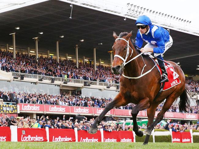 The greatest show on turf: Jockey Hugh Bowman and superstar mare Winx.