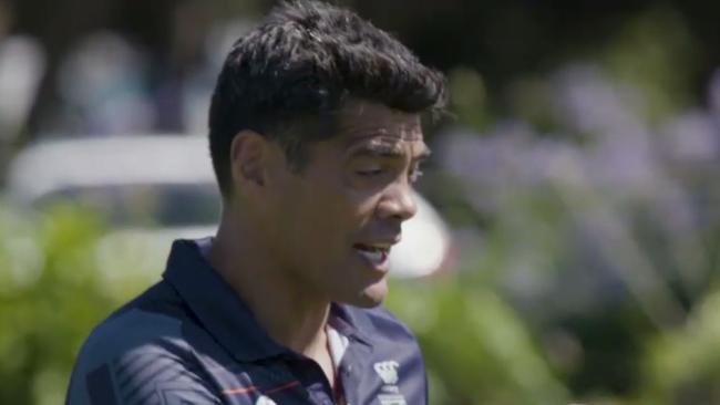 Warriors coach Stephen Kearney lays down the law at pre-season training.