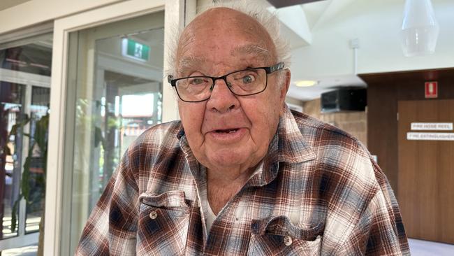 80-year-old Michael 'Mike' Eddings, a truckie all his life, said he should be able to stay.