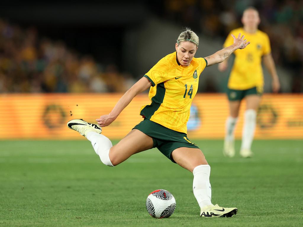 Alanna Kennedy is part of the Matildas squad playing against China in Adelaide and Sydney. Picture: Robert Cianflone/Getty Images