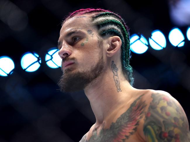 LAS VEGAS, NEVADA - SEPTEMBER 14: Sean OÃ¢â¬â¢Malley of the United States looks on prior to his fight against Merab Dvalishvili of Georgia for the bantamweight title during UFC 306: Riyadh Season Noche at Sphere on September 14, 2024 in Las Vegas, Nevada. (Photo by Christian Petersen/Getty Images)