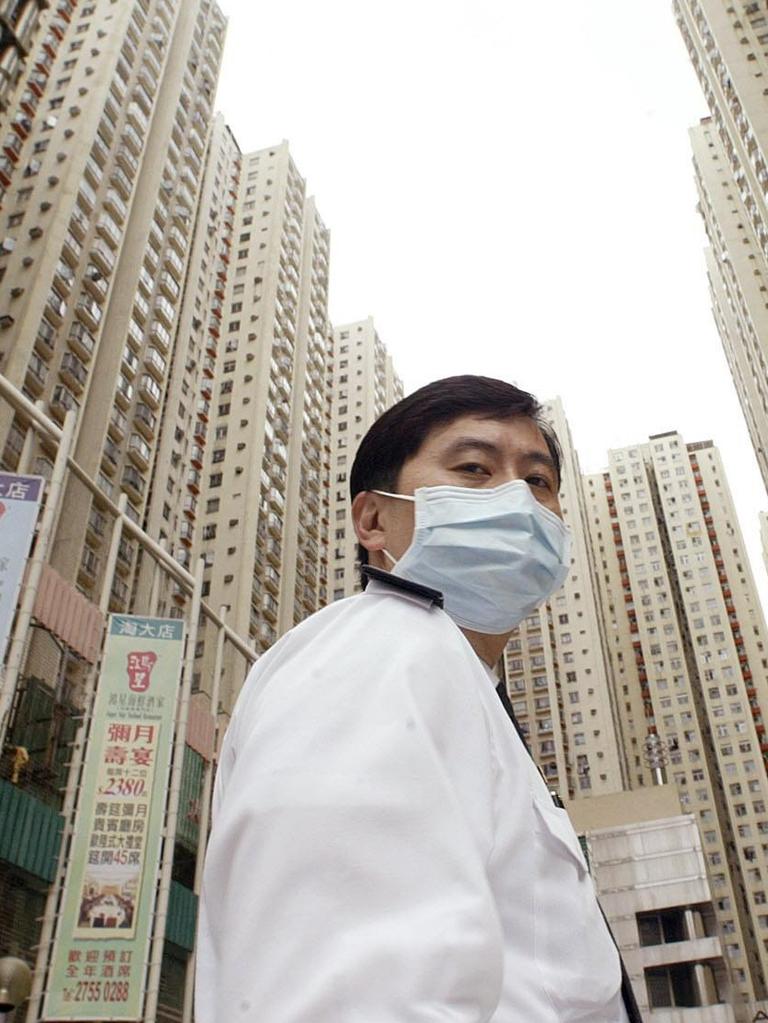 The SARS outbreak sparked a global emergency and saw entire neighbourhoods in Hong Kong quarantined.