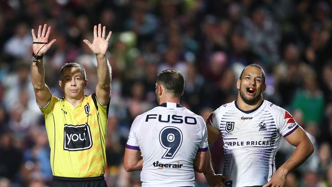 Will referees sabotage the season? AAP Image/Brendon Thorne.