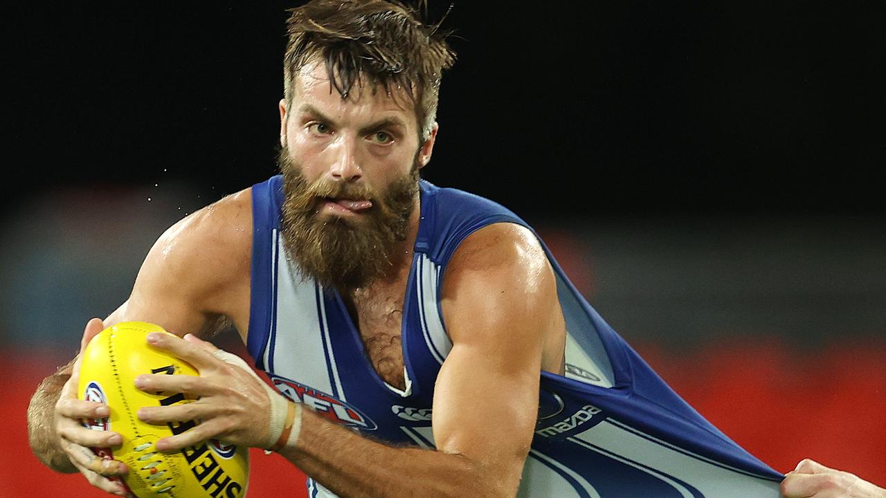 Luke McDonald won the Roos’ B & F in a testing season. Picture: Michael Klein