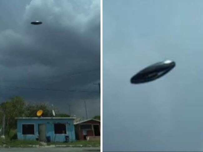 UFO spotted after storm. Picture: Juan Manuel Sanchez/Facebook.