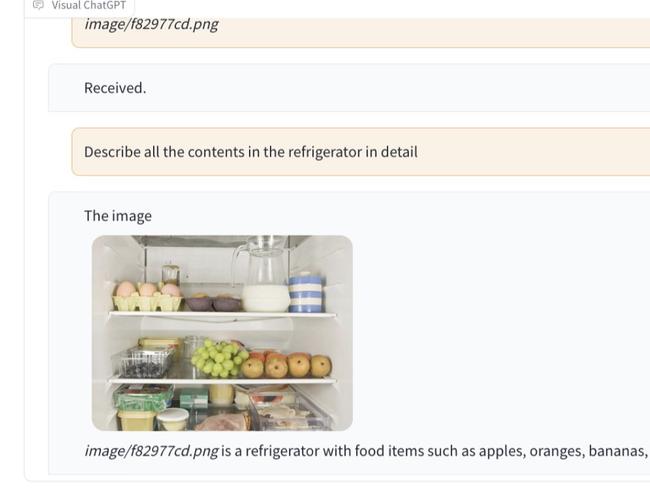 GPT-4 was able to turn a photo of a fridge into a number of recipes. Picture: @sudu_cb/Twitter