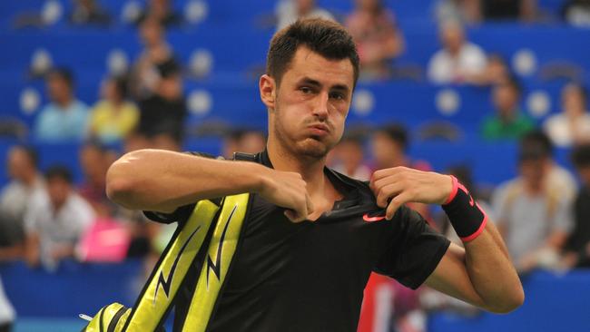 Tomic’s Australian Open prospects remain a mystery. Picture: AFP