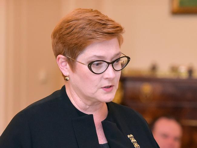 Australian Foreign Minister Marise Payne. Picture: AFP