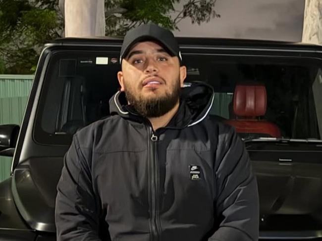 Badwee Abdul Ahad, 25, faces 17 charges after allegedly filming himself driving dangerously around Sydney in luxury cars and sharing them online. Picture: Instagram