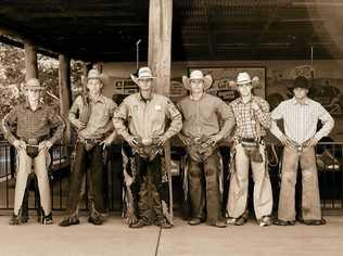 South east queensland bull riders - From left: Wesley McDonald, Jacob Roberts, Nicholas Giles, Lachlan Coleman, Taine Collier and Kielan Cox. Picture: East Coast Images Sunshine Coast