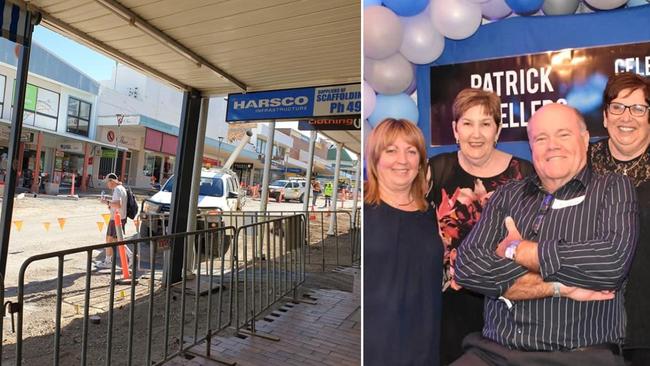 Goondoon Street retailer, Patrick Jewellers Gladstone, lashed out at Gladstone Regional Council on Tuesday after it was revealed construction along the footpath would be extended for another three months.Â