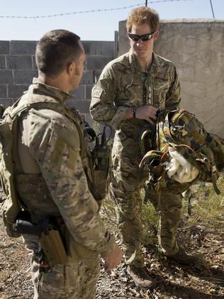 Prince Harry during training with the Australian Defence Force. Picture: Australian Defence Force