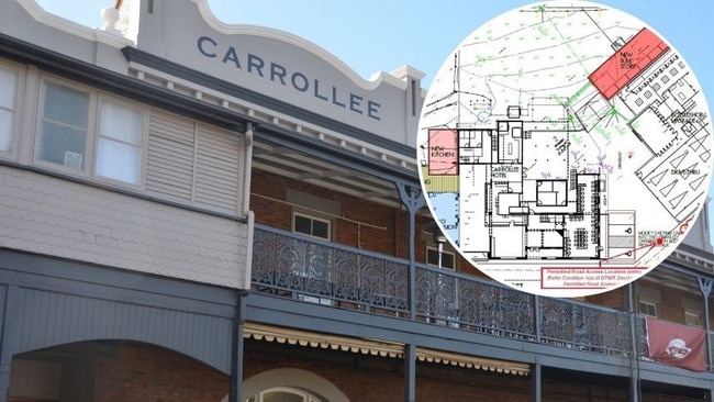 Carrollee Hotel upgrade plans.