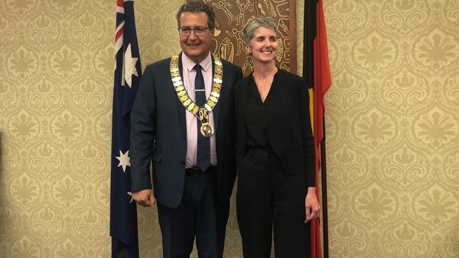 New Randwick Mayor Danny Said and Deputy Mayor Philipa Veitch.