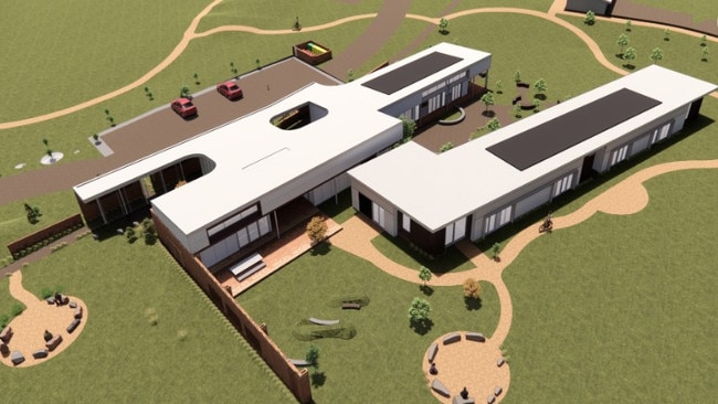 Renders of the proposed Dubbo Rehabilitation Centre.