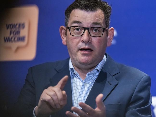 Victorian Premier Daniel Andrews’s hard and fast lockdown hasn’t worked. Picture: NCA NewsWire / Daniel Pockett