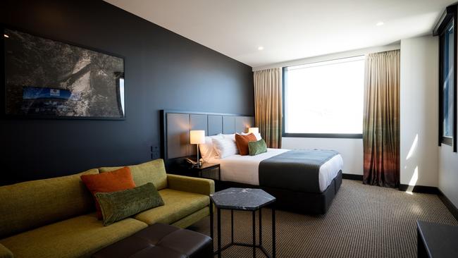 A guestroom at the Rydges Wellington Airport.