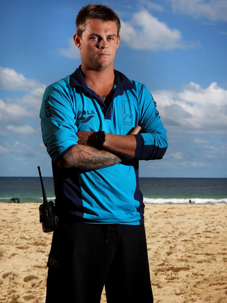 Polock in the Bondi Rescue uniform.