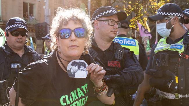 Extinction Rebellion is a radical nonviolent environmental protest movement. Picture: NCA NewsWire / Diego Fedele