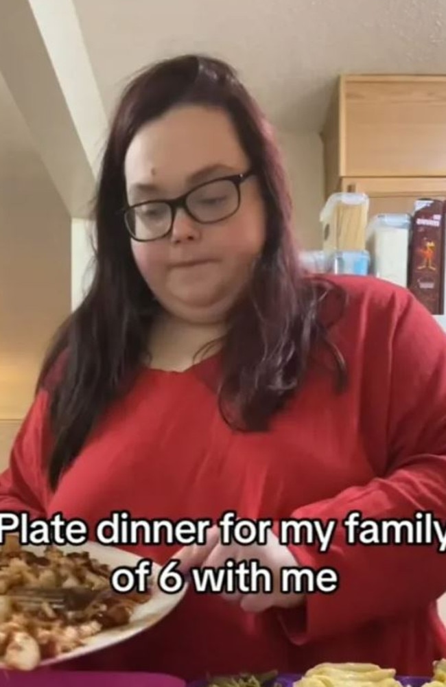 Trolls accused her of never feeding her kids 'any vegetables'. Picture: TikTok