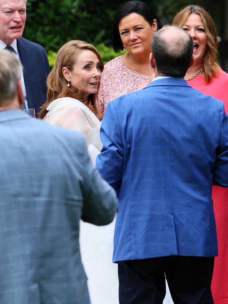Guests were later transported by coach to one of Brisbane's finest wedding reception venues – the nearby Old Government House. Picture: WP Media