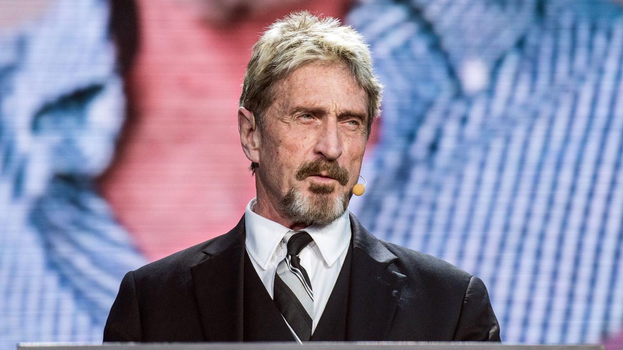 McAfee made a lot of money from cryptocurrencies too. Picture: Fred Dufour / AFP