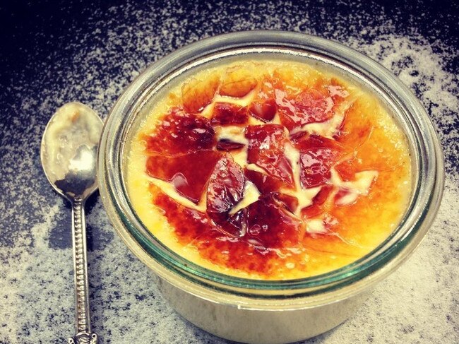 Sweeten the deal with a creme brulee.