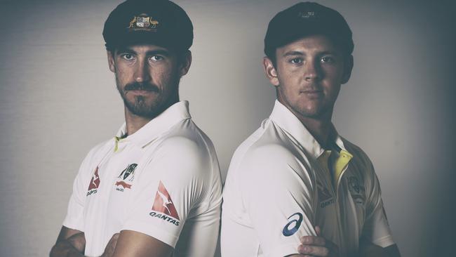 Mitchell Starc and Josh Hazlewood have to back up from Test duty for the one-day series against New Zealand. Picture: Getty Images