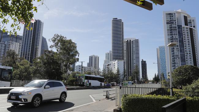 Broadbeach skyline. Gold Coast stock shots 2023, Gold Coast, Sunday, June 18, 2023. Photo: Regi Varghese