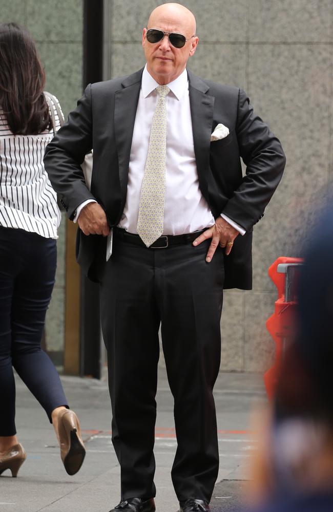 AGL boss Andrew Vesey outside his office on Tuesday ... two thirds of his whopping $6.9 million salary is linked to performance. Picture: John Grainger