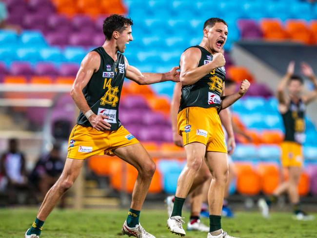 Beau Tedcastle playing for St Mary's against Southern Districts in Round 8 of the 2024-25 NTFL season. Picture: Patch Clapp / AFLNT Media