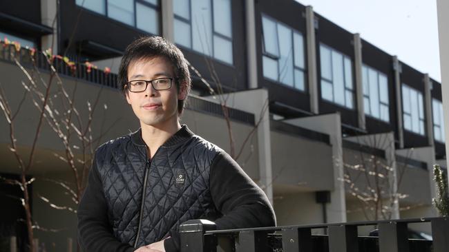 Accountant Josh Ng listed his investment property in Melbourne’s south east after realising the numbers no longer stacked up. Thursday, August 3, 2023. Picture: David Crosling.