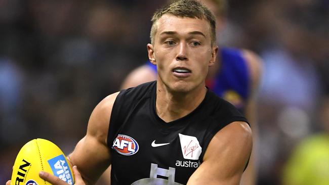 Patrick Cripps is now favourite for the Brownlow Medal. Picture: AAP Images 