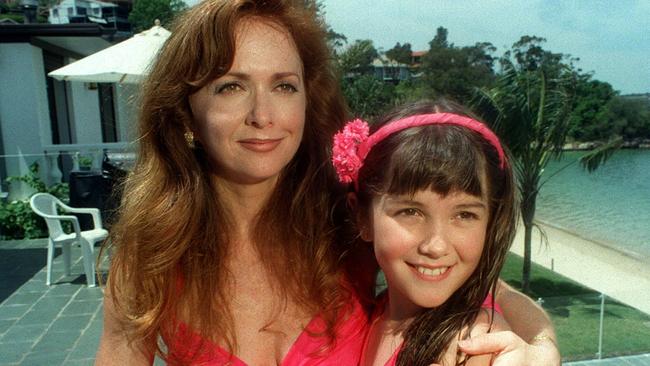 Susan Hannaford with her daughter Marquessa at their New South Wales home.