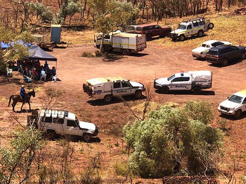 Dozens of police and volunteers were involved in the search. Picture: WA Police