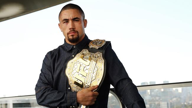 Interim UFC middleweight belt holder Robert Whittaker will seek the middleweight title in Perth in February.