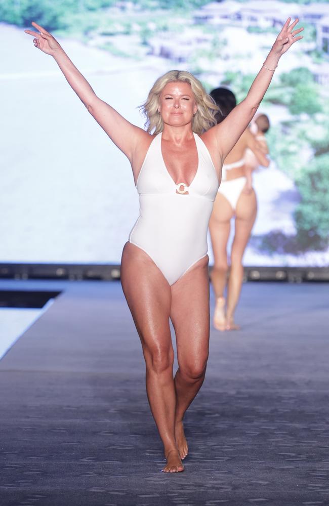 Supermodel Vendela Kirsebom has made a return to the runway in the Sports Illustrated Swimsuit Show during Miami Swim Week. Picture: John Parra/Getty Images for Sports Illustrated