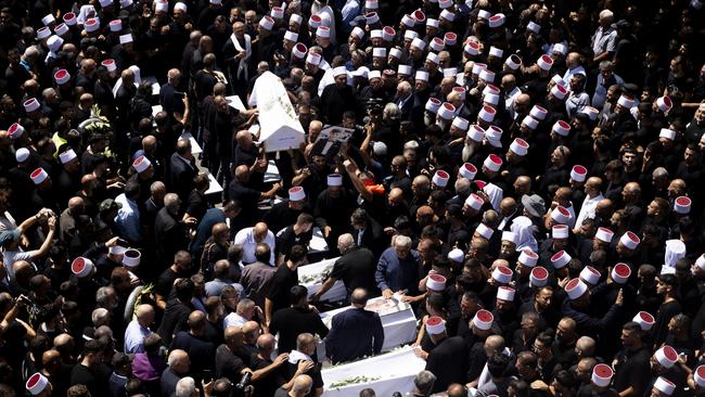 Members of the Druze faith – which is related to Islam, Christianity and Judaism – make up more than half the 40,000-strong population of the Israeli-occupied Golan Heights. Picture: Getty Images