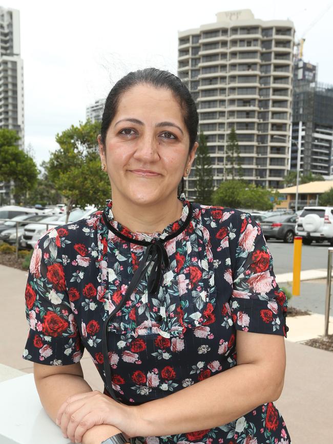 Pictured at Broadbeach Division 10 candidate Seema Chauhan wants to see the Gold Coast use international film industries to boost its profile. Pic Mike Batterham