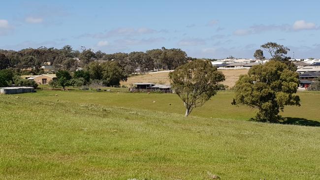 The land at Golden Grove jointly owned by a company run by the brother of Tea Tree Gully councillor Paul Barbaro. Picture: COLIN JAMES