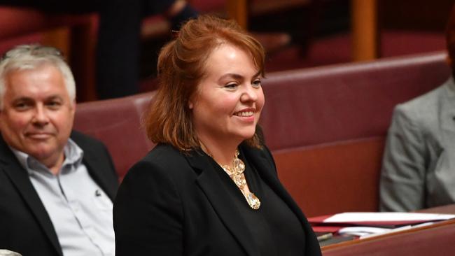 Labor Senator Kimberley Kitching in the Senate chamber in June. Picture: AAP