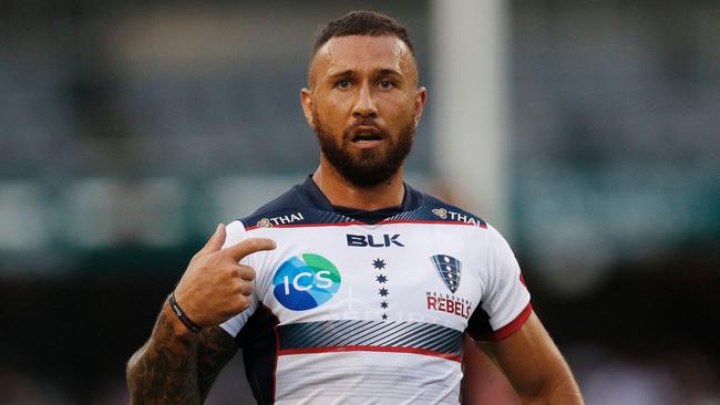 Quade Cooper still has more to give in rugby union. Picture: Anesh Debiky / AFP