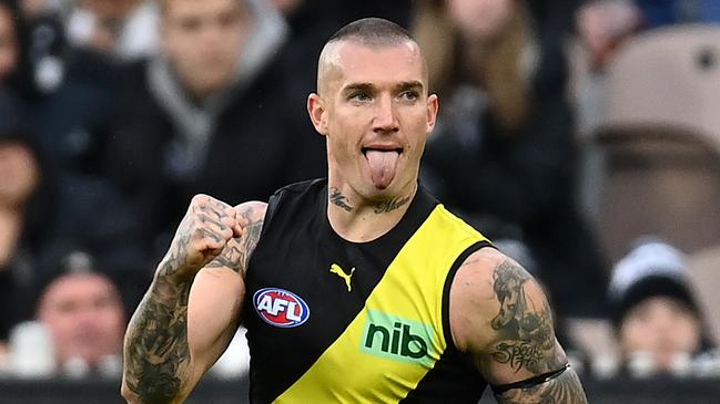 Dustin Martin’s future is up in the air.