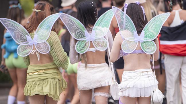 Fairy wings were another winner among attendees. Picture: NewsWire / Jeremy Piper