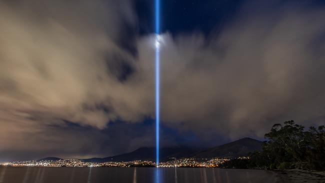 Dark Mofo 2021. Ryoji Ikeda spectra. Picture DarkLab Media