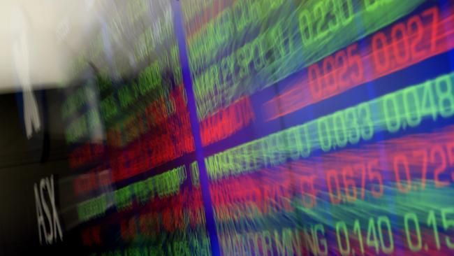 SYDNEY, AUSTRALIA - MARCH 10: An electronic display of stocks is seen at the Australian Stock Exchange on March 10, 2020 in Sydney, Australia.The Australian sharemarket suffered one of its worst days, dropping 7.3 per cent and losing 136 billion in value as oil prices plummeted amid fears over the spread of coronavirus. Wall Street trading was temporarily halted as the Dow Jones Industrial Average tumbled 7.8 per cent on Monday and Britain's stock market suffered its worst day since the 2008 financial crisis. (Photo by Mark Evans/Getty Images)