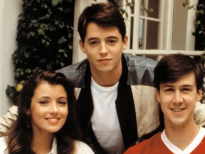 Mia Sara, Matthew Broderick, Alan Ruck in Ferris Bueller’s Day Off. Picture: Paramount/Courtesy Everett Collection