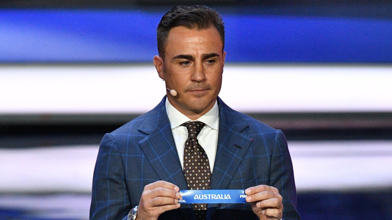 FIFA World Cup winner Fabio Cannavaro is touring Australia this week. Picture: AFP PHOTO / Mladen ANTONOV