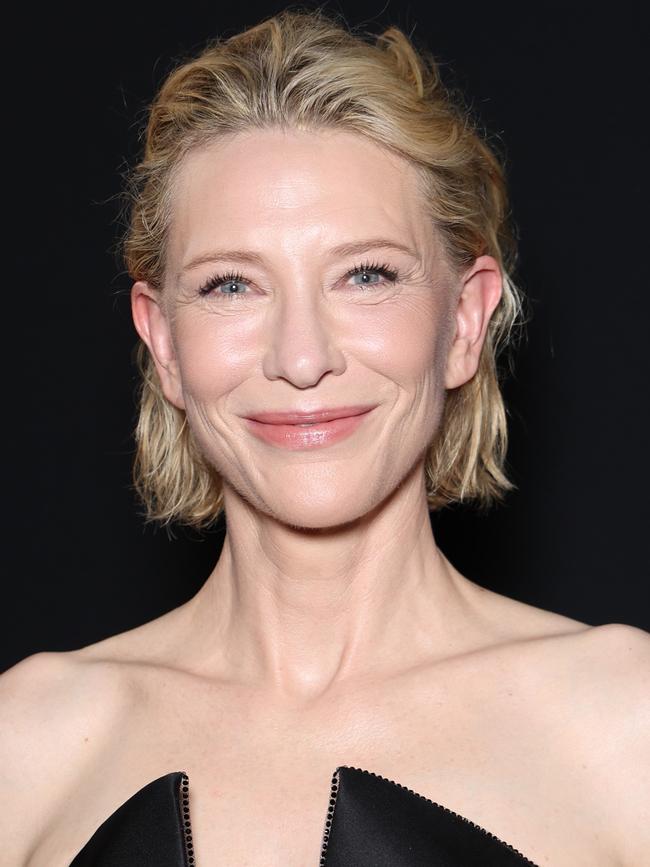 Cate Blanchett at the Giorgio Armani Prive Haute Couture Fall/Winter 2024-2025 show. Picture: Getty Images